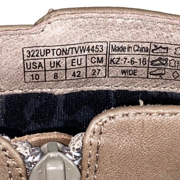 Vionic Women’s Upton Brown Leather Side Zip Ankle Bootie Size US 10 - Picture 10 of 11